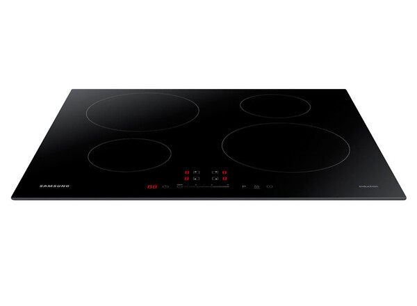 SAMSUNG - table de cuisson à induction 7.2kw 4 foyers noir - nz64m3707ak - large