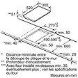 SIEMENS - table induction domino 30cm 2 foyers - ex375fxb1e - vignette