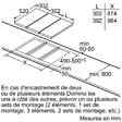 SIEMENS - Domino Induction 30cm 2 Feux 3700w Noir - EH375FBB1E - vignette