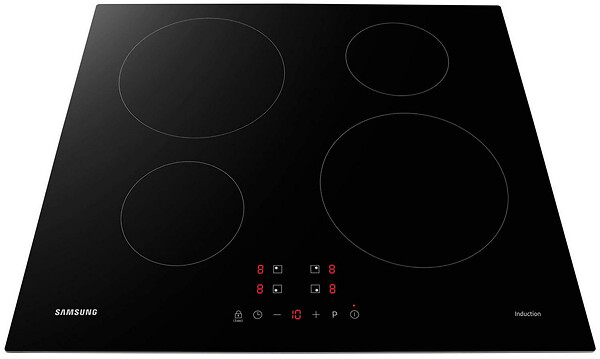 SAMSUNG - table de cuisson induction 60cm 4 feux 7200w noir - nz64m3nm1bb - large