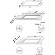WHIRLPOOL - table de cuisson induction 75cm 4 feux 7200w noir - wlb2977ne - vignette