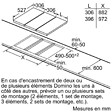 BOSCH - Table Domino Induction 30cm 2 Feux 3700w Noir - PXX375FB1E - vignette