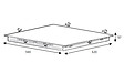 SAMSUNG - table de cuisson induction 59cm 3 feux 7200w noir - nz63m3nm1bb - vignette