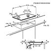 ELECTROLUX - table de cuisson gaz 75cm 5 feux - kgs7536sx - vignette