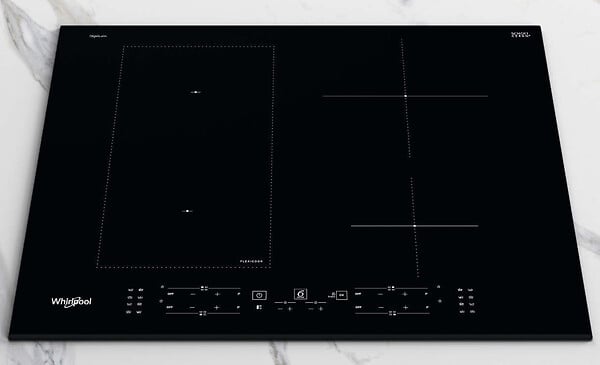 WHIRLPOOL - table de cuisson à induction 65cm 4 feux 7200w noir - wlb4265bfixl - large