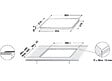 WHIRLPOOL - table de cuisson à induction 65cm 4 feux 7200w noir - wlb4265bfixl - vignette