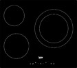 BEKO - table de cuisson vitrocéramique 60cm 3 feux 5700w noir - hic63402t - vignette