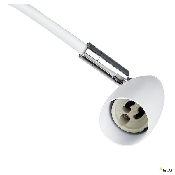 SLV - Spot sur tige intérieur blanc SLV DISPLAY ADL 50, GU10/QPAR51, 50W max - large
