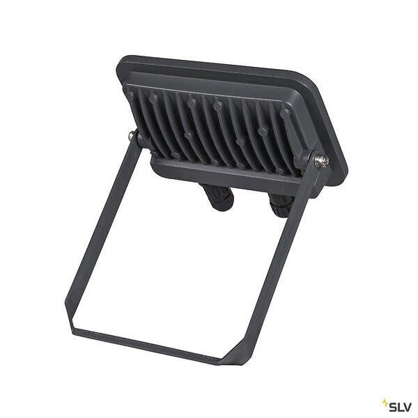 SLV - Projecteur extérieur, anthracite SLV FLOODI M avec LED intégrée, 48W, 3000K, IP65 - large