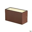 SLV - Applique extérieure SLV SITRA CUBE Up/Down rouille avec LED intégrée - Taille M - 20 cm - vignette