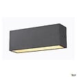 SLV - Applique extérieure SLV SITRA CUBE Up/Down anthracite avec LED intégrée - Taille L - 30 cm - vignette