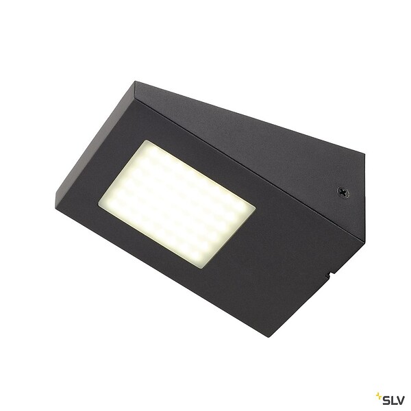 SLV - Applique extérieure IPERI, anthracite avec LED intégrée, 5W, 4000K, IP44 - large