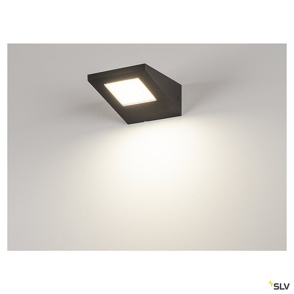 SLV - Applique extérieure IPERI, anthracite avec LED intégrée, 5W, 4000K, IP44 - large