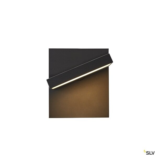 SLV - Applique extérieure SLV ABRIDOR, anthracite, LED, 14W, 3000K/4000K, IP55 - large