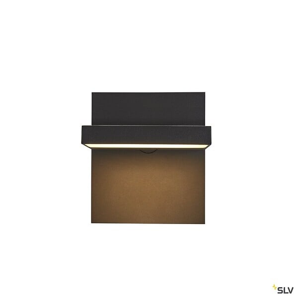 SLV - Applique extérieure SLV ABRIDOR, anthracite, LED, 14W, 3000K/4000K, IP55 - large