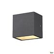 SLV - Applique extérieure SLV SITRA CUBE Up/Down anthracite avec LED intégrée - Taille S - 12 cm - vignette