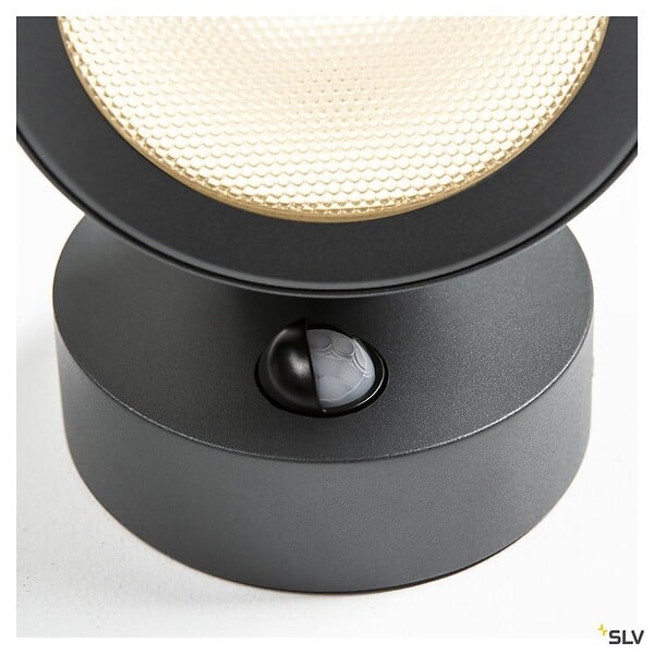 SLV - Applique et plafonnier extérieur SLV ESKINA SPOT SENSOR, anthracite, LED, détecteur de mouvements - large