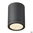 SLV - Plafonnier extérieur rond SLV ENOLA ROUND, anthracite, avec LED intégrée - Diamètre Ø 8,4 cm - vignette