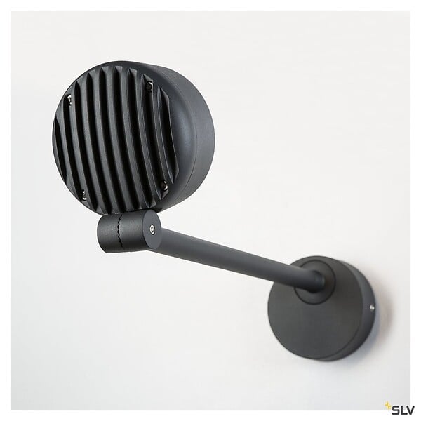 SLV - Spot sur tige extérieur avec LED intégrée SLV ESKINA D, anthracite,14,5W, 3000K/4000K, IP65 - large