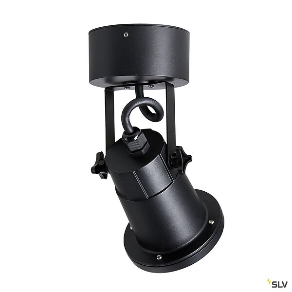 SLV - Applique et plafonnier extérieur SLV NAUTILUS 25, noir, GU10, 11W max, IP54 - large