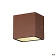 SLV - Applique extérieure SLV SITRA CUBE Up/Down rouille avec LED intégrée - Taille S - 12 cm - vignette