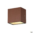 SLV - Applique extérieure SLV SITRA CUBE Up/Down rouille avec LED intégrée - Taille S - 12 cm - vignette