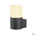 SLV - Applique extérieure SLV GRAFIT, rond, anthracite, E27, 11W max, IP44 - vignette