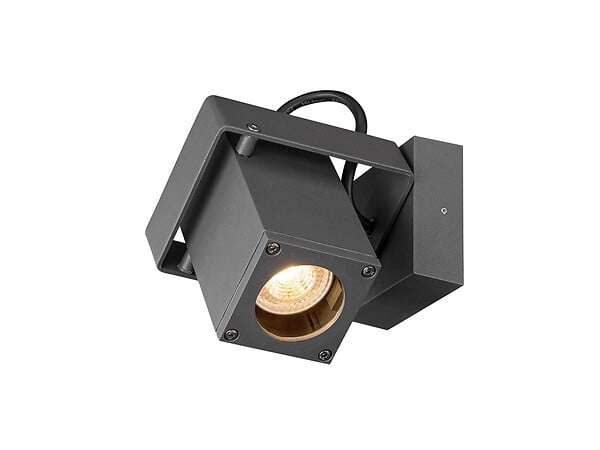 SLV - Applique et plafonnier extérieur anthracite THEO BRACKET - large