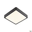 SLV - Applique et plafonnier extérieur SLV AINOS, carré, anthracite, LED, 17W, 3000K/4000K, IP65 - vignette