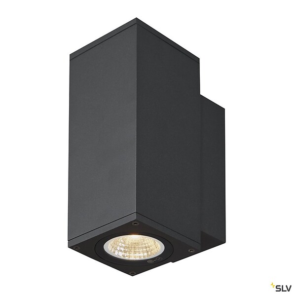 SLV - Applique extérieure ENOLA SQUARE UP/DOWN, carré, anthracite, LED, 53W, 3000K/4000K, IP65 - Taille S - large