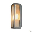 SLV - Applique extérieure SLV MERIDIAN BOX, diffuseur transparent/anthracite, E27, 25W max, IP54 - vignette