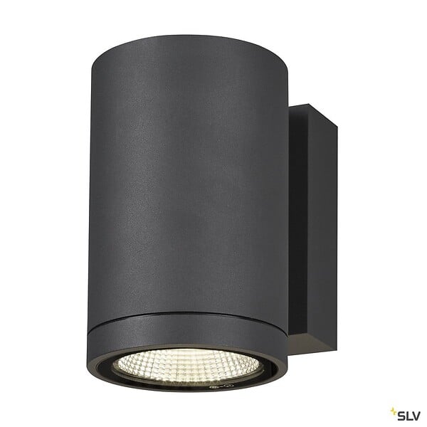 SLV - Applique extérieure SLV ENOLA ROUND, rond, anthracite, LED, 35W, 3000K/4000K, IP65 - Taille M - large
