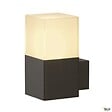 SLV - Applique extérieure SLV GRAFIT, carré, anthracite, E27/TC-DSE, 11W max, IP44 - vignette