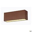 SLV - Applique extérieure SLV SITRA CUBE Up/Down rouille avec LED intégrée - Taille L - 30 cm - vignette