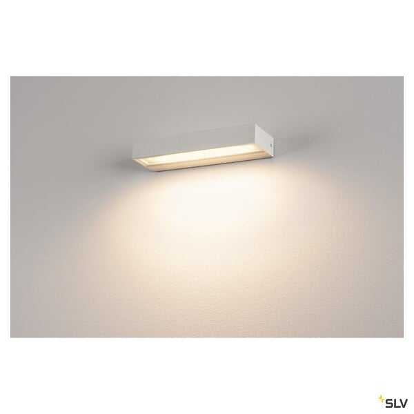 SLV - Applique extérieure SLV PEMA® UP/DOWN, blanc, avec LED intégrée, 7,7W, 3000K, IP54 - large