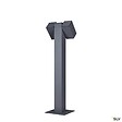 SLV - Borne extérieure SLV THEO PATHLIGHT, double, anthracite, GU10, 2x 7W max, IP44 - SLV - vignette
