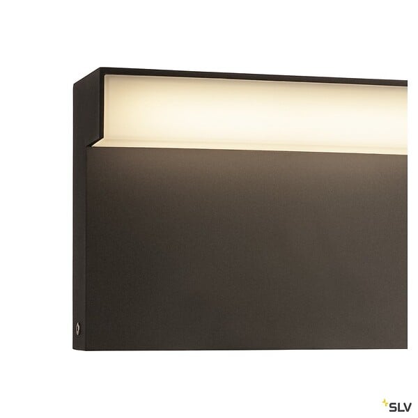 SLV - Borne extérieure SLV L-LINE OUT 30, anthracite, LED, 11,5W, 3000/4000K, IP65, interrupteur CCT - SLV - large