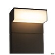 SLV - Borne extérieure SLV L-LINE OUT 50 horizontale avec LED intégrée, anthracite, Hauteur 80 cm pour éclairage extérieur - vignette