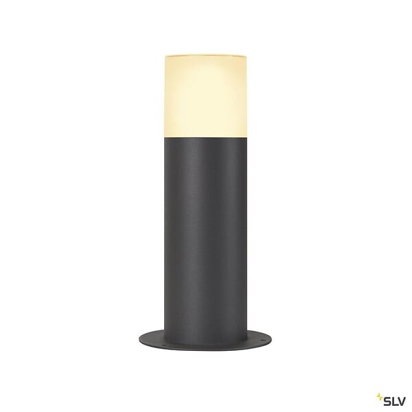 SLV - Borne extérieure SLV GRAPHIT 60, rond, anthracite, E27, 11W - Ø 60 cm - large