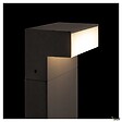 SLV - Borne extérieure SLV L-LINE OUT 50, , horizontal, anthracite, LED, 7W, 3000/4000K, IP65, interrupteur CCT - SLV - vignette