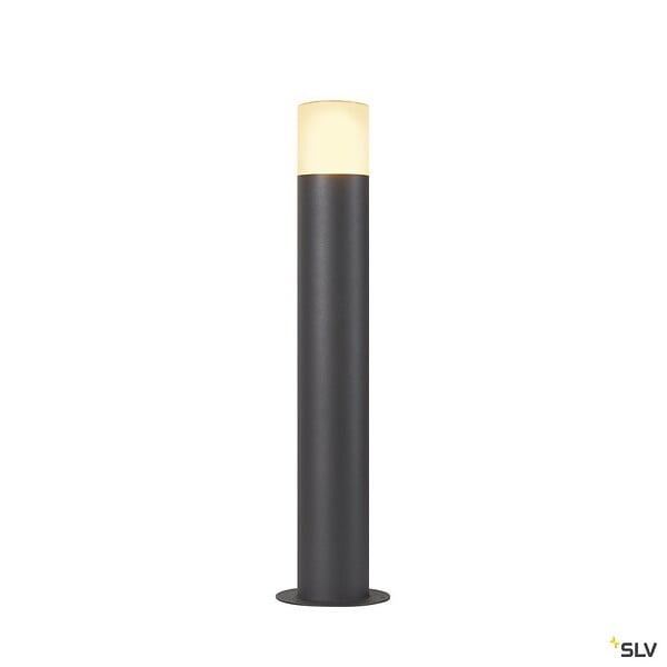 SLV - Borne extérieure SLV GRAPHIT 60, rond, anthracite, E27, 11W - Ø 60 cm - large