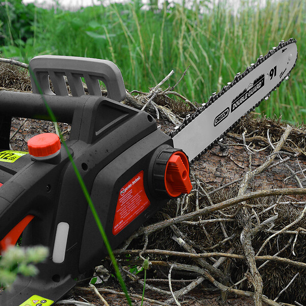 ELEM GARDEN TECHNIC - Tronçonneuse électrique 2000W Guide 46cm Oregon - large