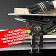 CONSTRUCTOR - Ponceuse à bande 2en1 1010W - vignette