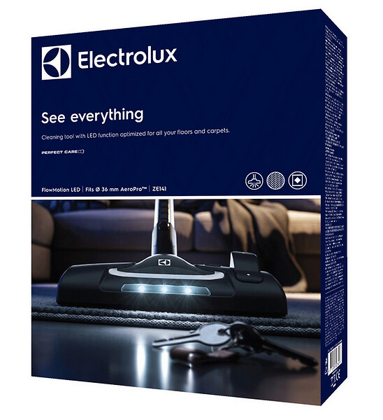 ELECTROLUX - brosse 3 leds brevetées pour aspirateur - ze141 - large