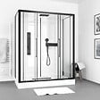 AURLANE - Cabine de douche RECTANGLE 160x85x217cm - FACTORY 2 XXL - vignette
