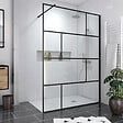 AURLANE - Pack Paroi de douche 140x195 cm + RECEVEUR DE DOUCHE A CARRELER 90x140 RECOUPABLE - vignette