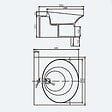 DISTRIBAIN - Lave main solid surface Réf : SDWD3871-1 - vignette
