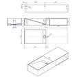 DISTRIBAIN - Lave-mains solid surface Réf : SDWD38228 - vignette