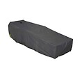 OVIALA - Housse de transat et bain de soleil polyester 200 x 75 cm grise - Cov'Up - vignette