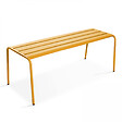 OVIALA - Banc de jardin en acier jaune - Palavas - vignette